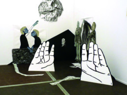Susanna Inglada, The Showroom, 2017, Technique mixte sur papier, dimensions variables © Susanna Inglada, Galerie Maurits van de Laar